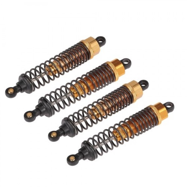 4pcs RC Car Parts 90mm Metal Shock Absorber Damper