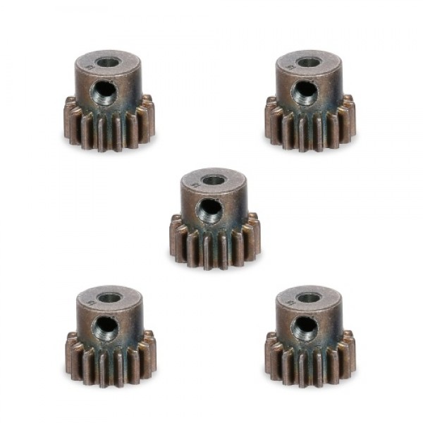 RC Car Motor Gear 45# Steel 15T 5pcs Replacement for 1/10 RC Crawler Car TRX4 RC4WD D90 D110 Axial Scx10 90046