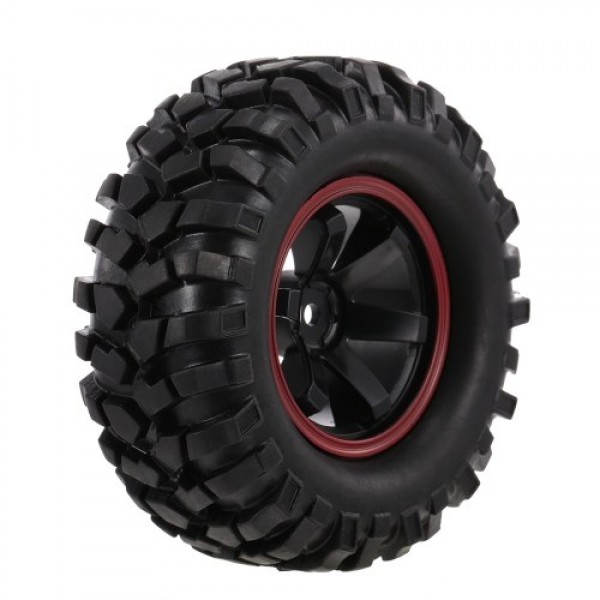 4PCS 1/10 RC Buggy Tyre 6 Spokes Rim for 1/10 HSP Redcat Traxxas Axial SCX10 RC4WD D90 CC01 RC Rock Crawler