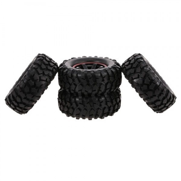 4PCS 1/10 RC Buggy Tyre 6 Spokes Rim for 1/10 HSP Redcat Traxxas Axial SCX10 RC4WD D90 CC01 RC Rock Crawler