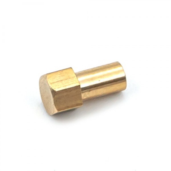 Brass Extended Hex Wheel Hubs Extended Combiner Compatible with 1/24 Axial SCX24 90081 AXI00005 C10 AXI00006 AXI00002 RC Car