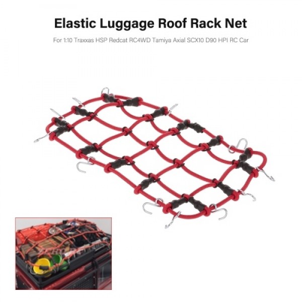 1:10 RC Rock Crawler Elastic Luggage Roof Rack Net