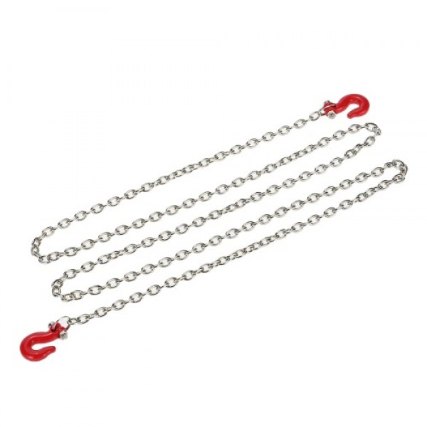 Metal Trailer Hook &amp; Chain for 1/10 D90 Axial SCX10 RC Rock Crawler