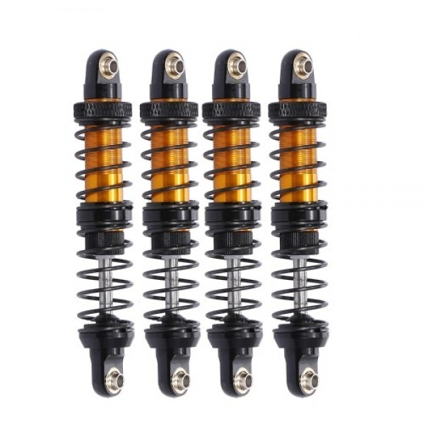 4pcs Adjustable 80mm Metal Shock Absorber Damper for 1/10 Tamiya CC01 RC Crawler Off-road Car