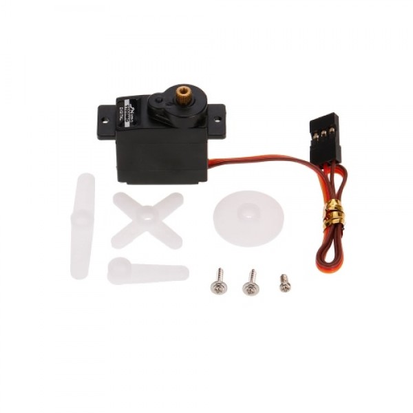 JX PDI-1109MG 4.8V-6V High-Voltage 0.10sec/60° 2.5kg Digital Metal Gear Mini Servo Aluminums Case for 1:18 RC Car