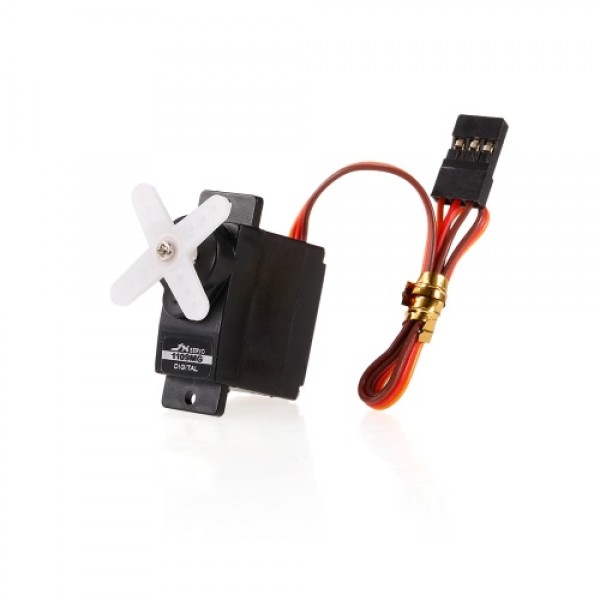 JX PDI-1109MG 4.8V-6V High-Voltage 0.10sec/60° 2.5kg Digital Metal Gear Mini Servo Aluminums Case for 1:18 RC Car