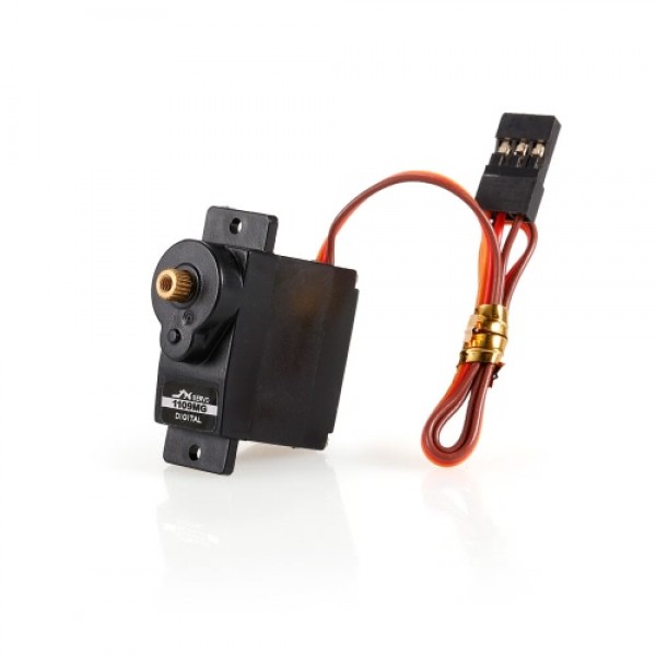 JX PDI-1109MG 4.8V-6V High-Voltage 0.10sec/60° 2.5kg Digital Metal Gear Mini Servo Aluminums Case for 1:18 RC Car