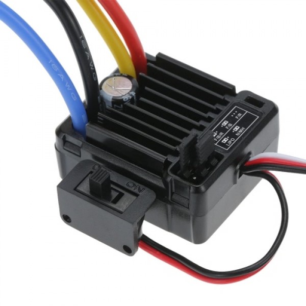 WP-1060-RTR Waterproof Brushed 2S-3S 60A ESC for 1/10 Tamiya Traxxas Redcat HSP HPI RC Car