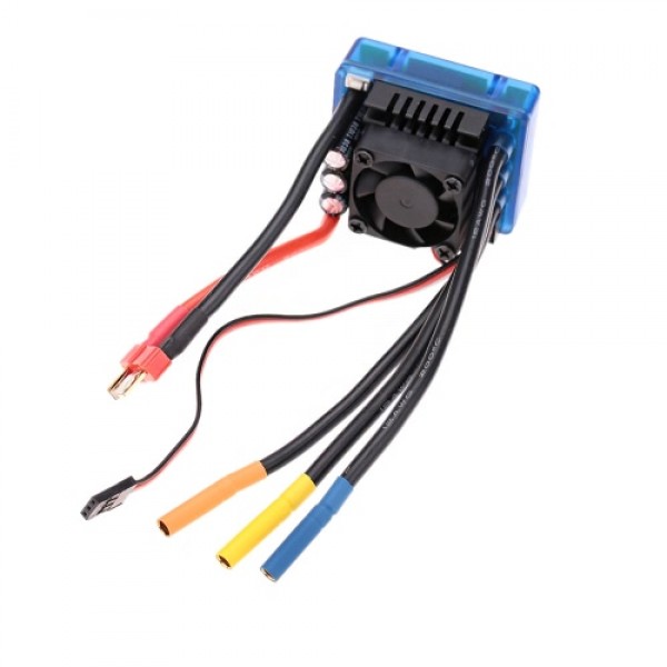 3674 2250KV 4P Sensorless Brushless Motor with 120A Brushless ESC（Electric Speed Controller）for 1/8 RC Car Truck