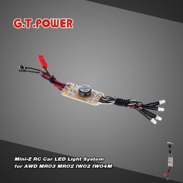 G.T.POWER Mini-Z RC Car LED Light System for AWD MR03 MR02 IW02 IW04M