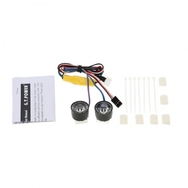 G.T.POWER High Power Headlight System for RC Aircraft Car Boat