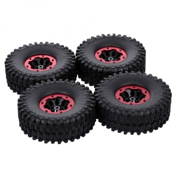 4pcs 120mm 1.9 Inch Rim Rubber Inflatable Tyre Tire Wheel for RC Car Traxxas HSP Redcat RC4WD Tamiya Axial SCX10 D90 HPI RC Rock