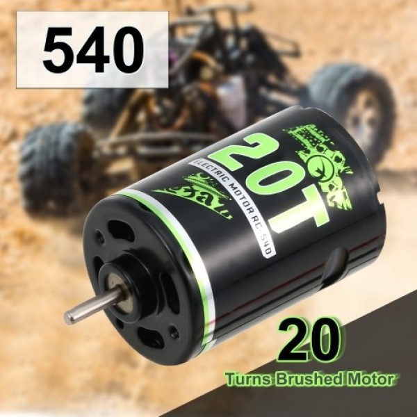 20T 540 Brushed Motor for 1:10 Scale RC Off-road Climbing Car and Flat Car