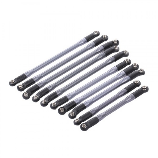 10pcs Metal Link W/ Plastic Rod Ends