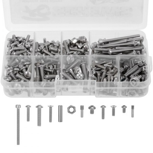 RC Screws Stainless Steel Screws Kit for Traxxas E-REVO 1/10 RC Car Big-Foot Truck