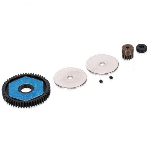 Gearbox Gear 56T with 13T Motor Gear Compatible with Axial SCX10II AX31027 RC Car