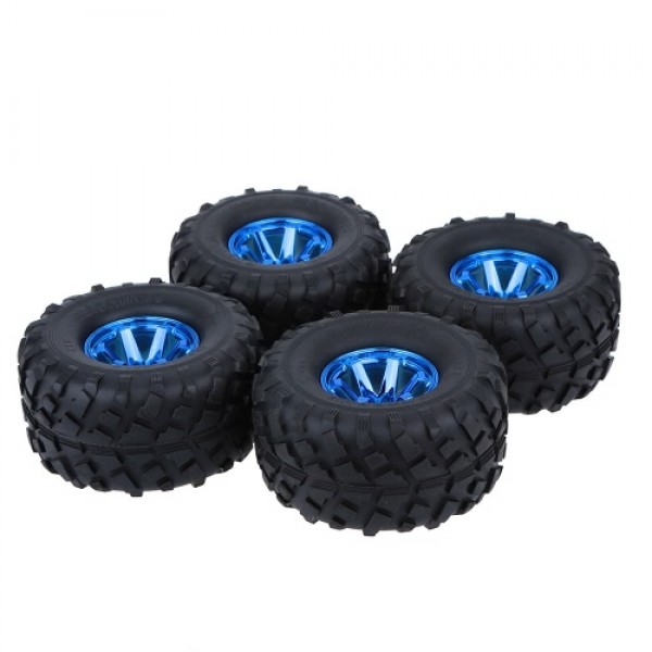 4Pcs/Set 1/10 Monster Truck Tire Tyres for Traxxas HSP Tamiya HPI Kyosho RC Model Car