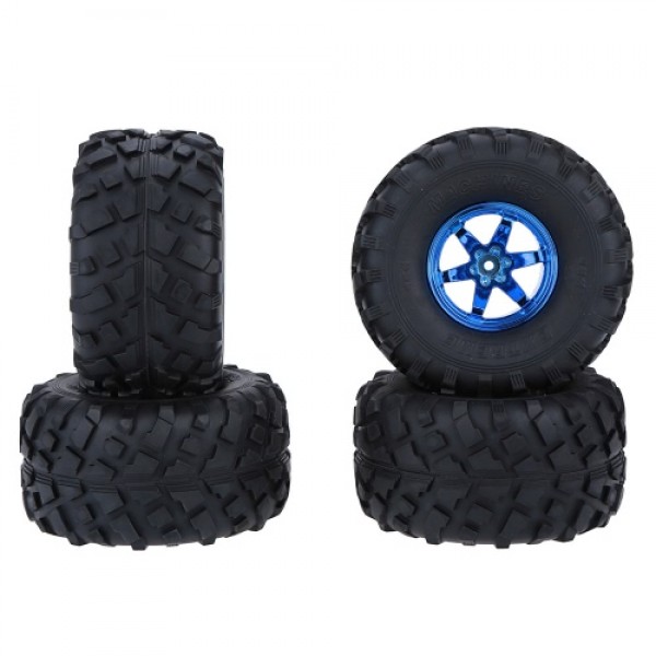 4Pcs/Set 1/10 Monster Truck Tire Tyres for Traxxas HSP Tamiya HPI Kyosho RC Model Car