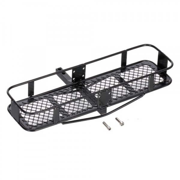 1/10 RC Car Back Hitch Cargo Carrier Luggage Basket Capacity Basket Trailer Compatible with Hsp Redcat Traxxas Tamiya Hpi Rc4wd 