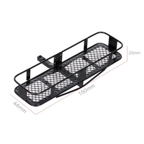 1/10 RC Car Back Hitch Cargo Carrier Luggage Basket Capacity Basket Trailer Compatible with Hsp Redcat Traxxas Tamiya Hpi Rc4wd 