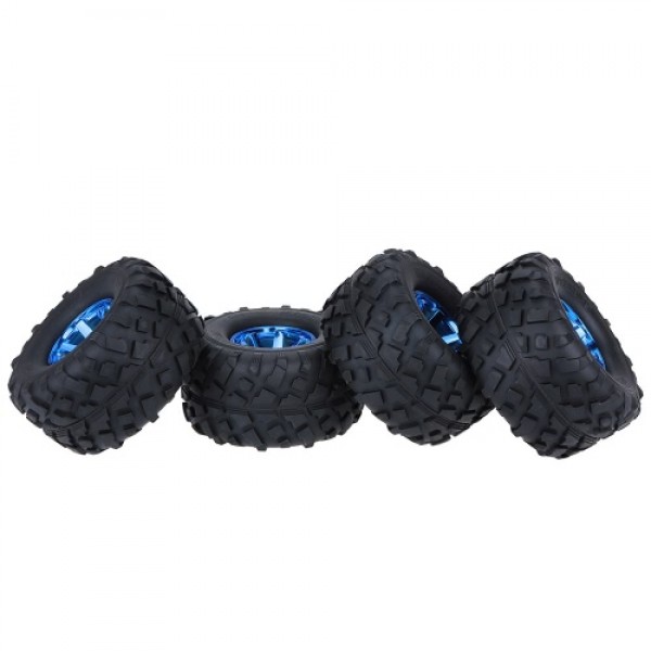 4Pcs/Set 1/10 Monster Truck Tire Tyres for Traxxas HSP Tamiya HPI Kyosho RC Model Car