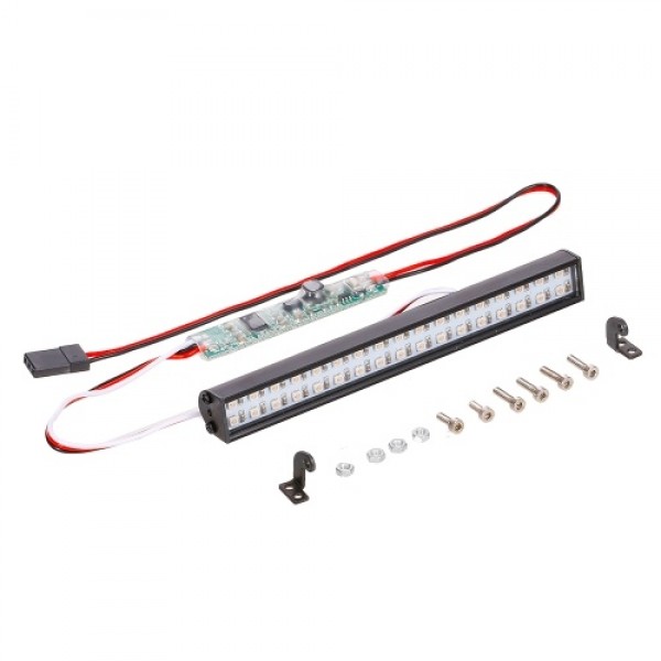 RC LED Lights Bar 100mm/3.9in Metal Roof Lamp Light Headlight 34LEDs Light