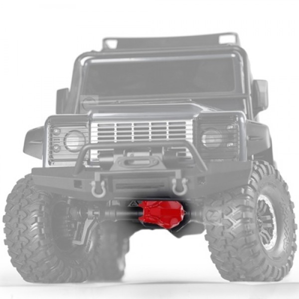 Compatible with Traxxas Trx-4 RC Crawler Axle Bridge Cover Differential Diff Cover Shell Zinc Alloy DIY Replacement