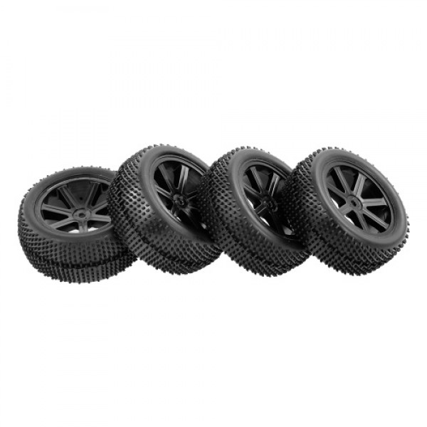 4pcs Front and Rear Tire with Wheel Rim