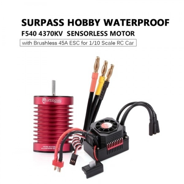 SURPASS HOBBY F540 4370KV Brushless Motor Waterproof 45A ESC