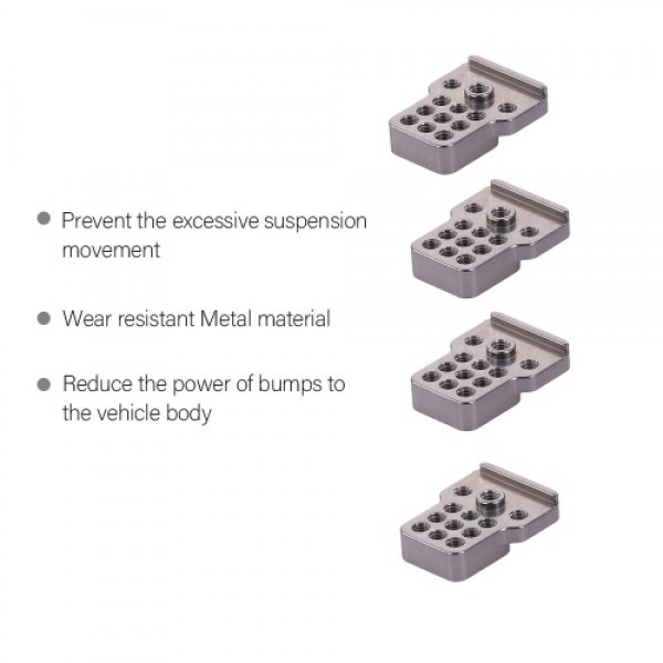 Tpower 4Pcs Metal Shock Tower Bracket Kits