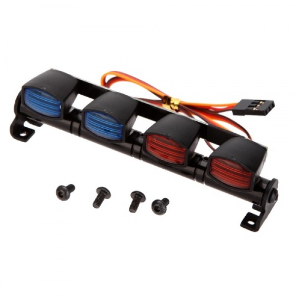 AX-505W Multi-function Ultra Bright LED Lamp for 1/10 1/8 RC HSP Traxxas TAMIYA CC01 4WD Axial SCX10 Model Car