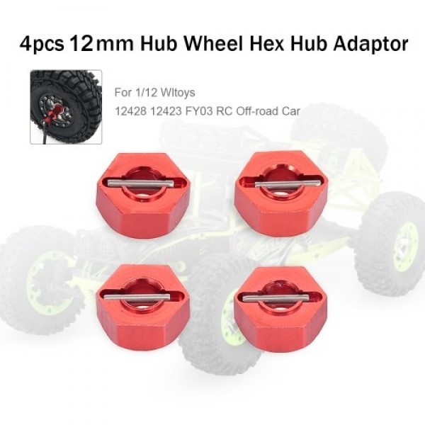 12mm Metal Hub Wheel Hex Adaptor