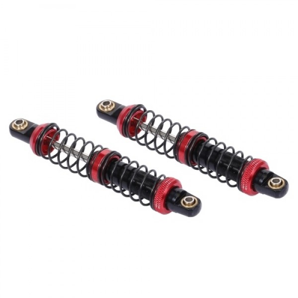 ​2PCS 90mm Aluminium Alloy Car Damper Shock Absorber CNC Machining Aluminum Part for 1/10 Traxxas Axial SCX10 D90 Off-road RC Cr