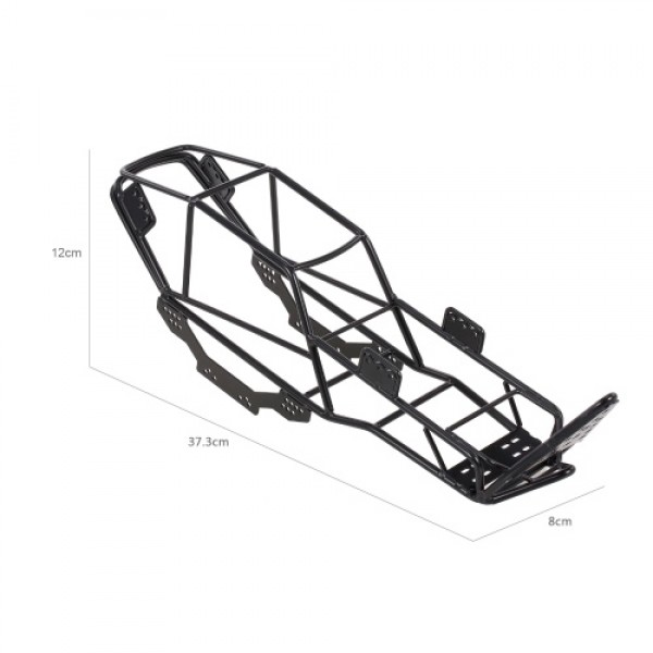 V Steel Roll Cage Frame Body Chassis Compatible with 1/10 AXIAL SCX10 90022 90027 RC Rock Car Crawler Climbing Truck Replacement