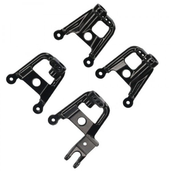 Metal Front Rear Shock Absorbers Tower Hoops Bracket Mount 4pcs Compatible with AXIAL AX90046 90047 RC Car