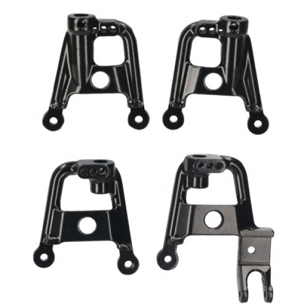 Metal Front Rear Shock Absorbers Tower Hoops Bracket Mount 4pcs Compatible with AXIAL AX90046 90047 RC Car