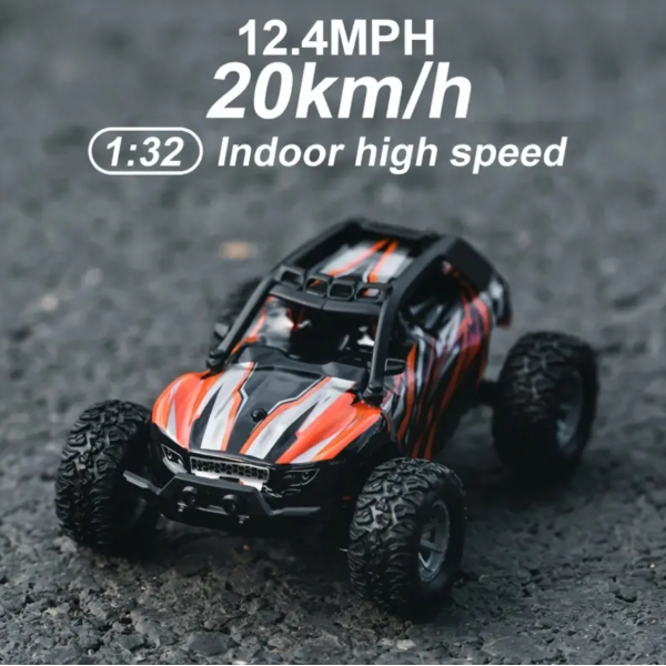 1:32Proportion Remote Control Car, Remote Control Car Max 20 Km/h, 2.4Ghz High-Speed All-terrain Outdoor Electric Toy Car, Boys & Girls Kids Remote Control Car-02