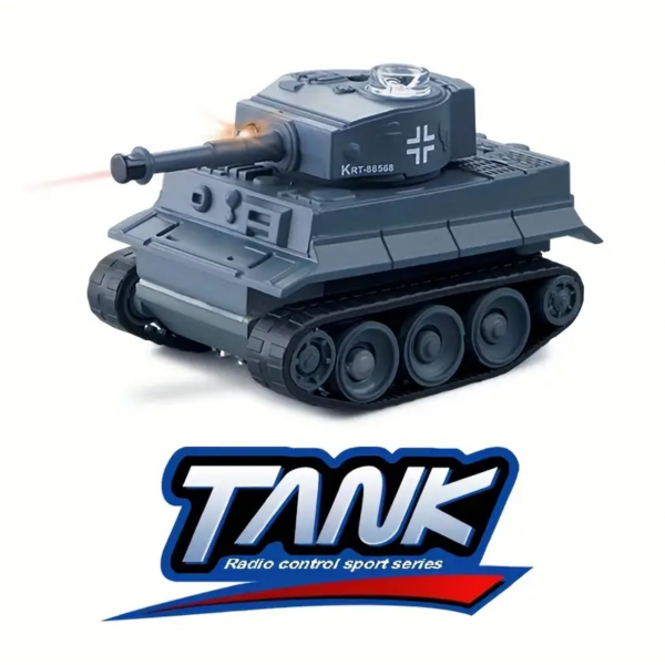 Mini Mini Remote Control Tank, Miniature Simulation Four-way Wireless Charging Children's Indoor Desktop Remote Control Car Military Toy Car Gift