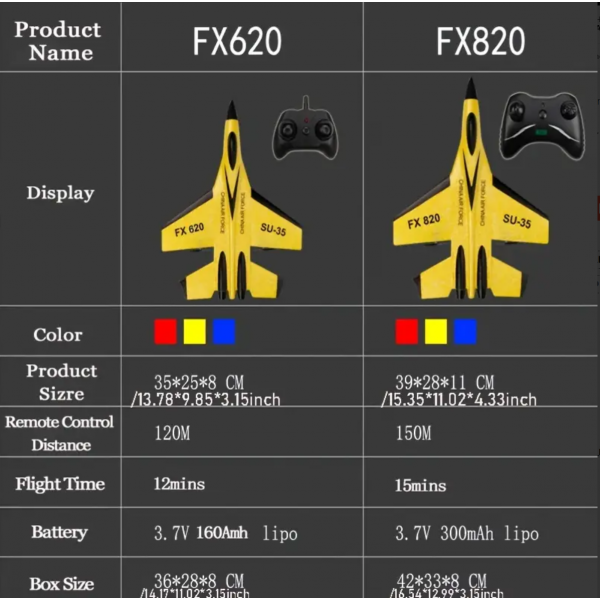 RC Foam Aircraft SU-35 Plane 2.4G Radio Control Glider Remote Control Fighter Plane Glider Airplane Foam Boys Toys For Children