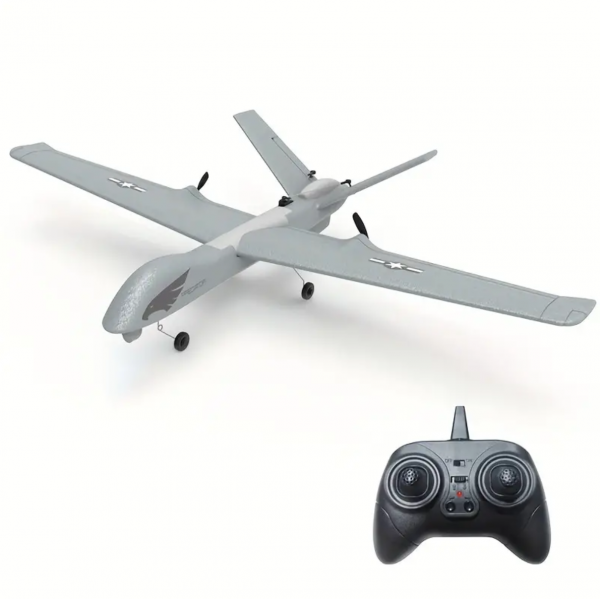 Three-channel Predator Drone, Aerial Reconnaissance Aircraft, Remote Control Fighter Aircraft, Air Model Fixed Wing Aircraft, Glider Model Remote Control Aircraft