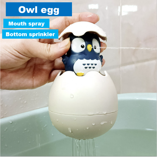 Owl Spraying Water Egg Children